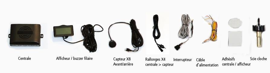 Radar de recul (de voiture) BEEPER RK018/8-4